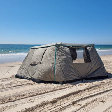 30 Second Awning - Wall With Window Full View