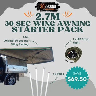 30 Second Awning 270 Degree Starter Package - Design Banner