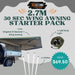 30 Second Awning 270 Degree Starter Package - Design Banner