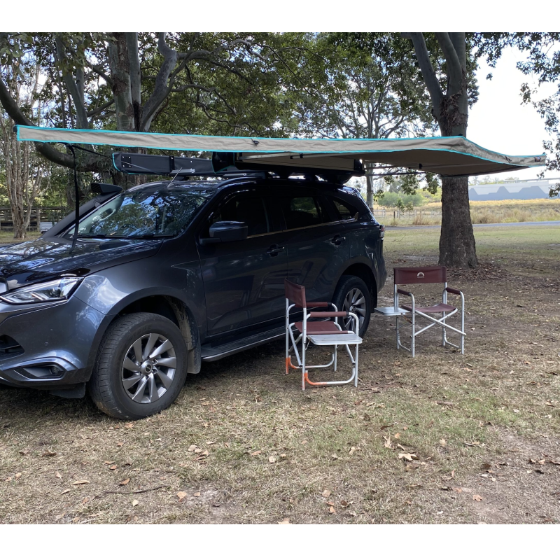 30 Second Wing Awning - 180 Free Standing Awning - three quarter view