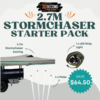 30 Second Wing Awning - Stormchaser 270 Degree
