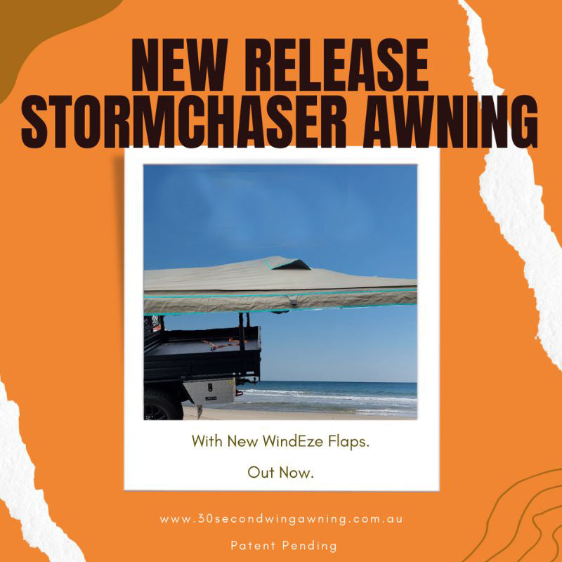 30 Second Wing Awning - Stormchaser 270 Degree (2.1m) - Medium Awning - patent pending - Awning Patent Pending