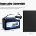 Atem Power - LiFePO4 - 100AH - 12VLithium  Battery - Inc 200W Shingle Solar Panel Kit - 12V Lithium Battery Dimensions