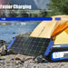 Atem Power 200AH Lithium Battery - solar panel lifestyle picture