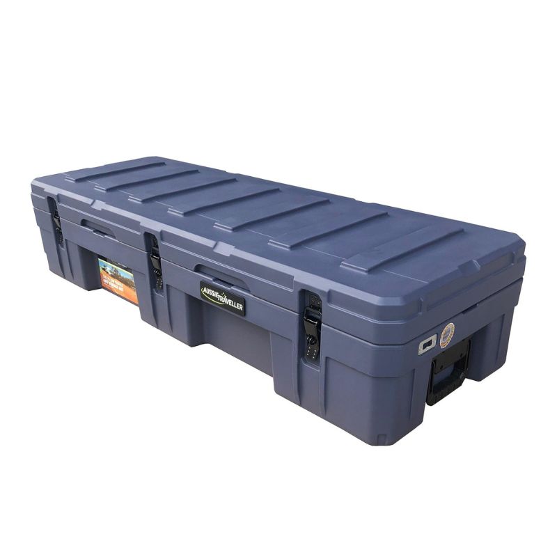 Aussie Traveller - 4WD Low Profile Storage Box V5 128L - Storage Box Side View