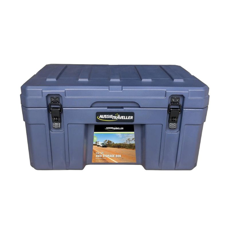 Aussie Traveller - 4WD Storage Box V5 55L - Storage Box Front View