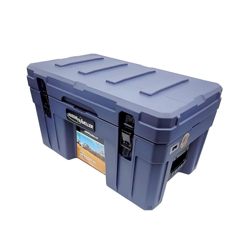 Aussie Traveller - 4WD Storage Box V5 76L - Storage Box Side View