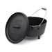 Aussie Traveller - Cast Iron Pot - open lid