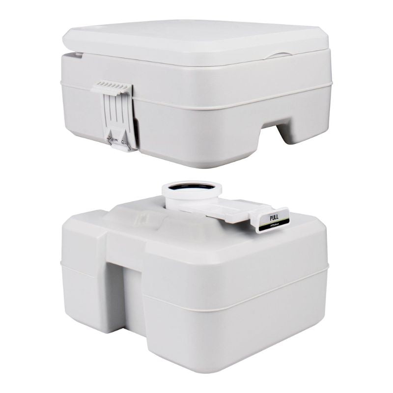 Aussie Traveller - Portable Toilet - 20L - Portable Toilet Side View