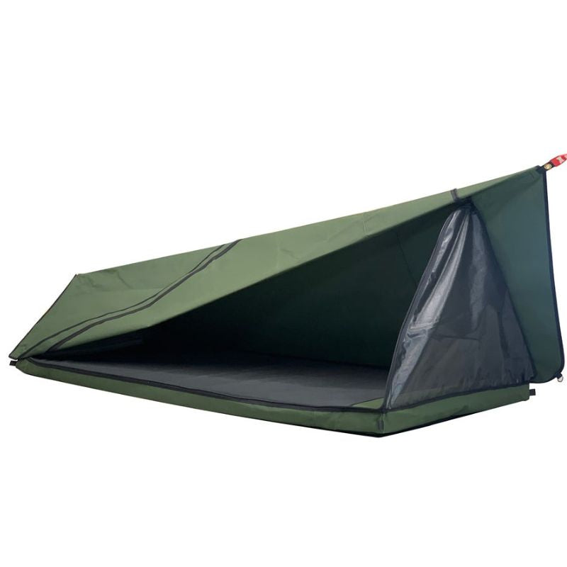 Australian Outback Supplies - Bushman Deluxe - Apex Canvas Swag (Single, King Single, Double & Queen Option) - Canvas Swag Side View