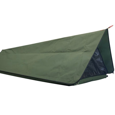 Australian Outback Supplies - Bushman Deluxe - Apex Canvas Swag (Single, King Single, Double & Queen Option) - Canvas Swag Side View