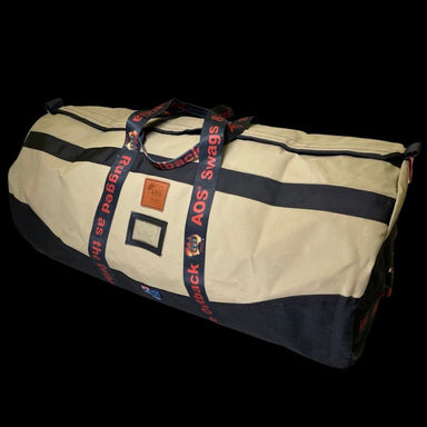 Australian Outback Supplies - Deluxe Canvas Sports Bag - Coyote Tan (Large – 460 x 870 – 144L) - Canvas Sports Bag Front View