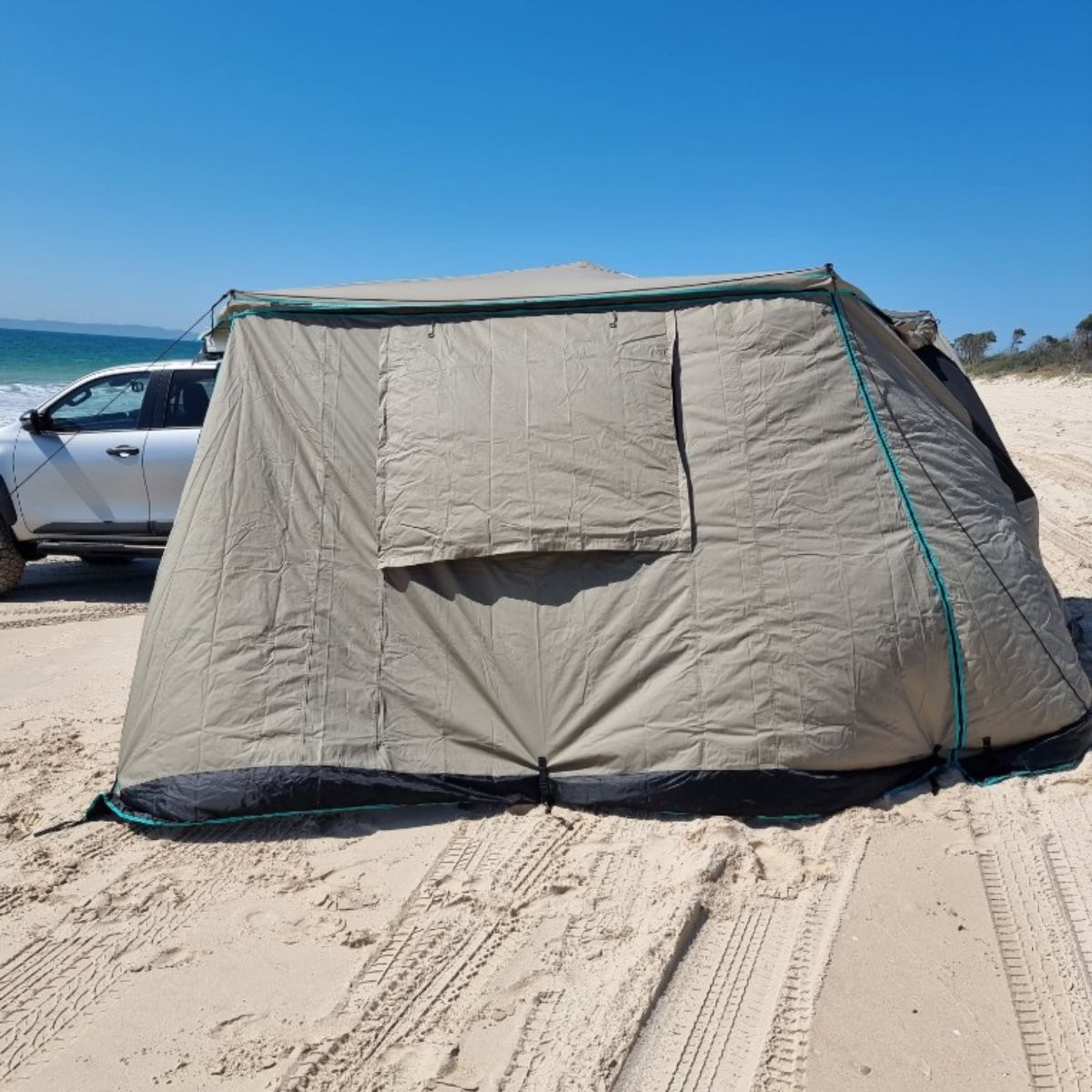 Awning Wall With Window Extension - Full View