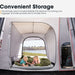 SAN HIMA Grampians 10P Inflatable Air Tent - Inside View