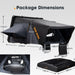 SAN HIMA Jervis Gen 2 Roof Top Tent - Dimensions