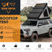 San Hima Kalbarri Roof Top Tent - Front View Features