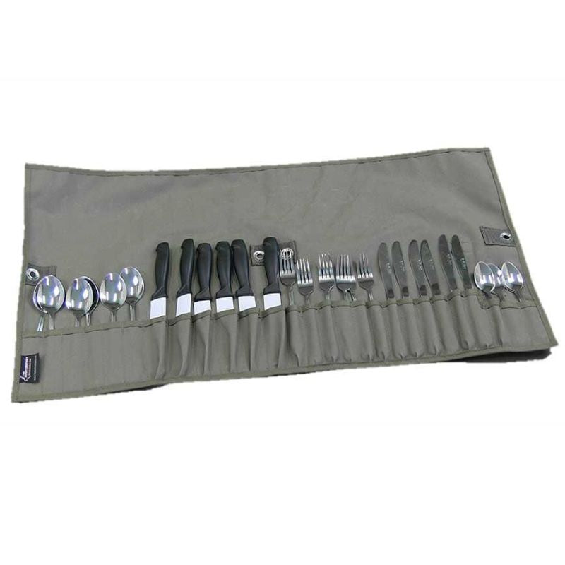 The Bush Company - Bush Cook Cutlery Roll - Cutlery Set With Storage