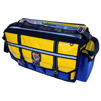 aos tradie tool bag in yellow