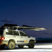 destination 4wd - 180 degree awning - front swing back view